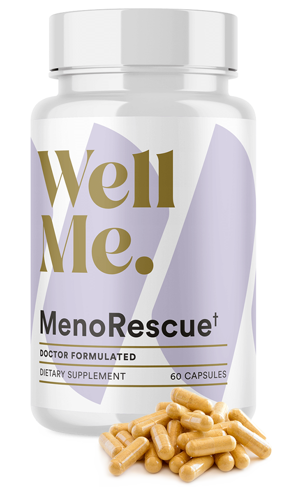 MenoRescue single bottle with capsules